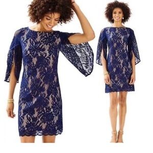Lilly Pulitzer Belmont Dress Paradise
Found Lace - True Navy. Size: L